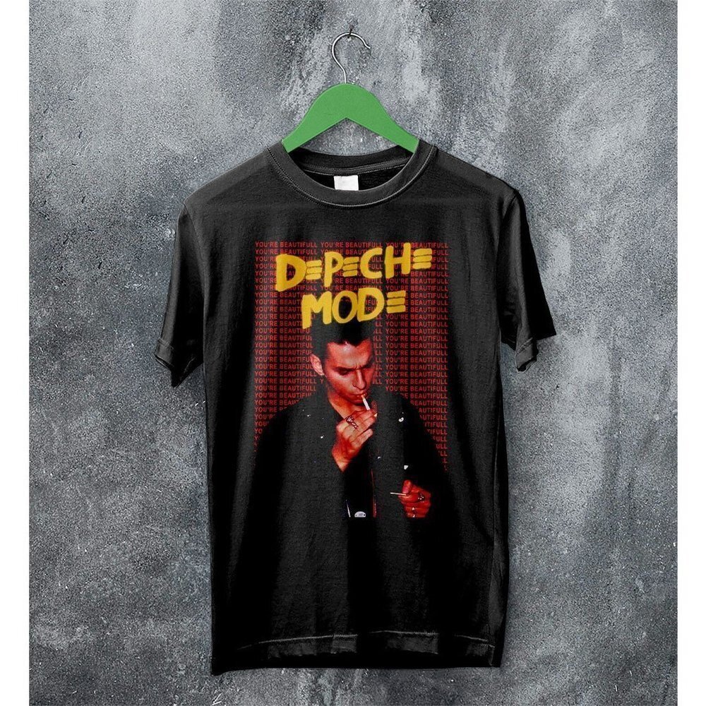 Depeche Mode Dave Gahan Electronic Music Band Graphic Fan Art Album T-Shirt